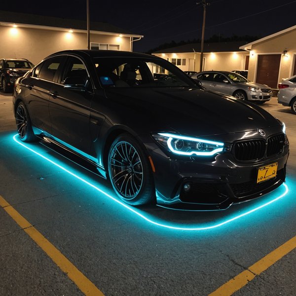 Comment installer un système d'éclairage LED sous le châssis d'une voiture pour un effet visuel saisissant?